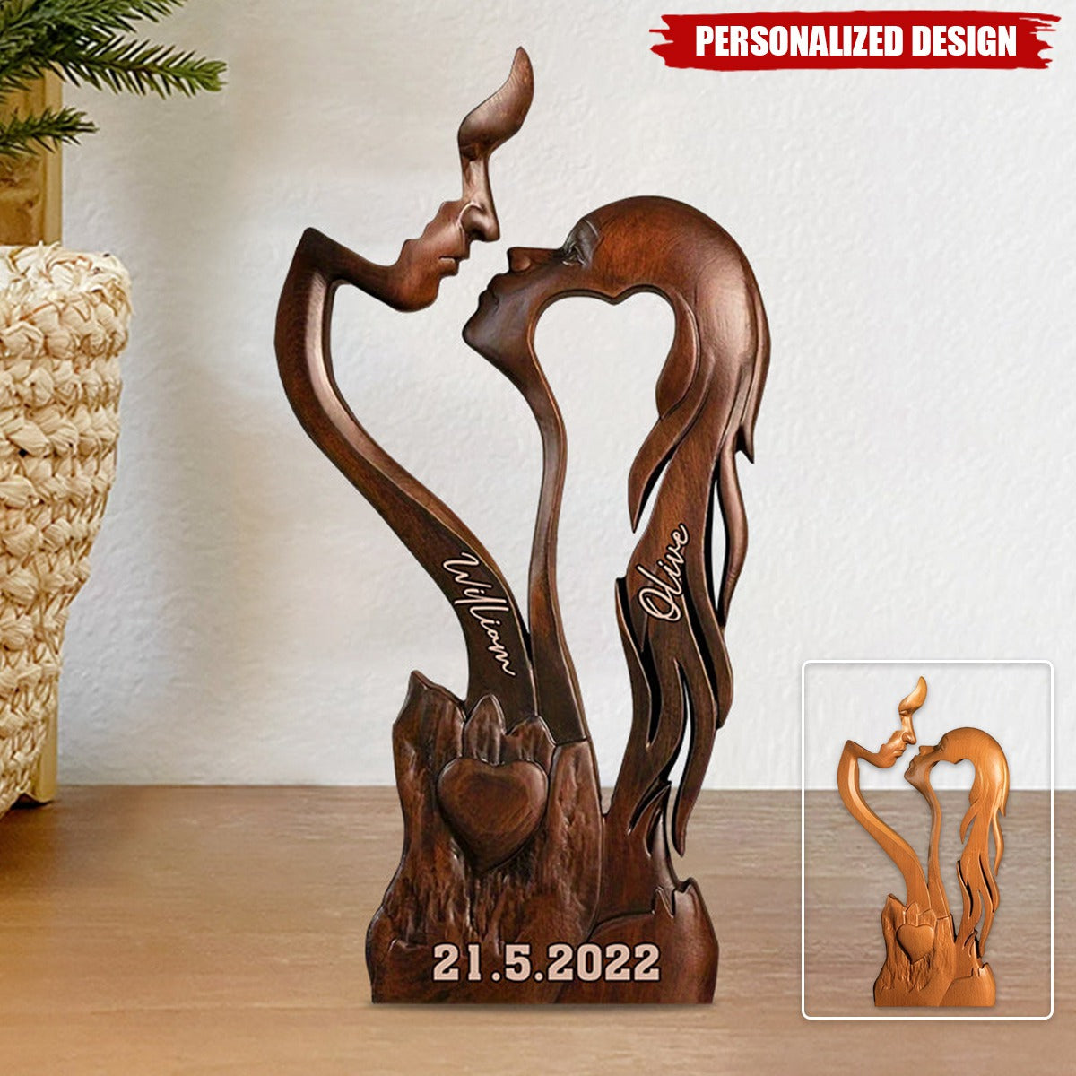 You And Me We Got This-Personalized Couple Custom Shaped Acrylic Plaque