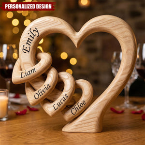 Personalized Mommy Heart Acrylic Plaque-Gifts For Mother's Day