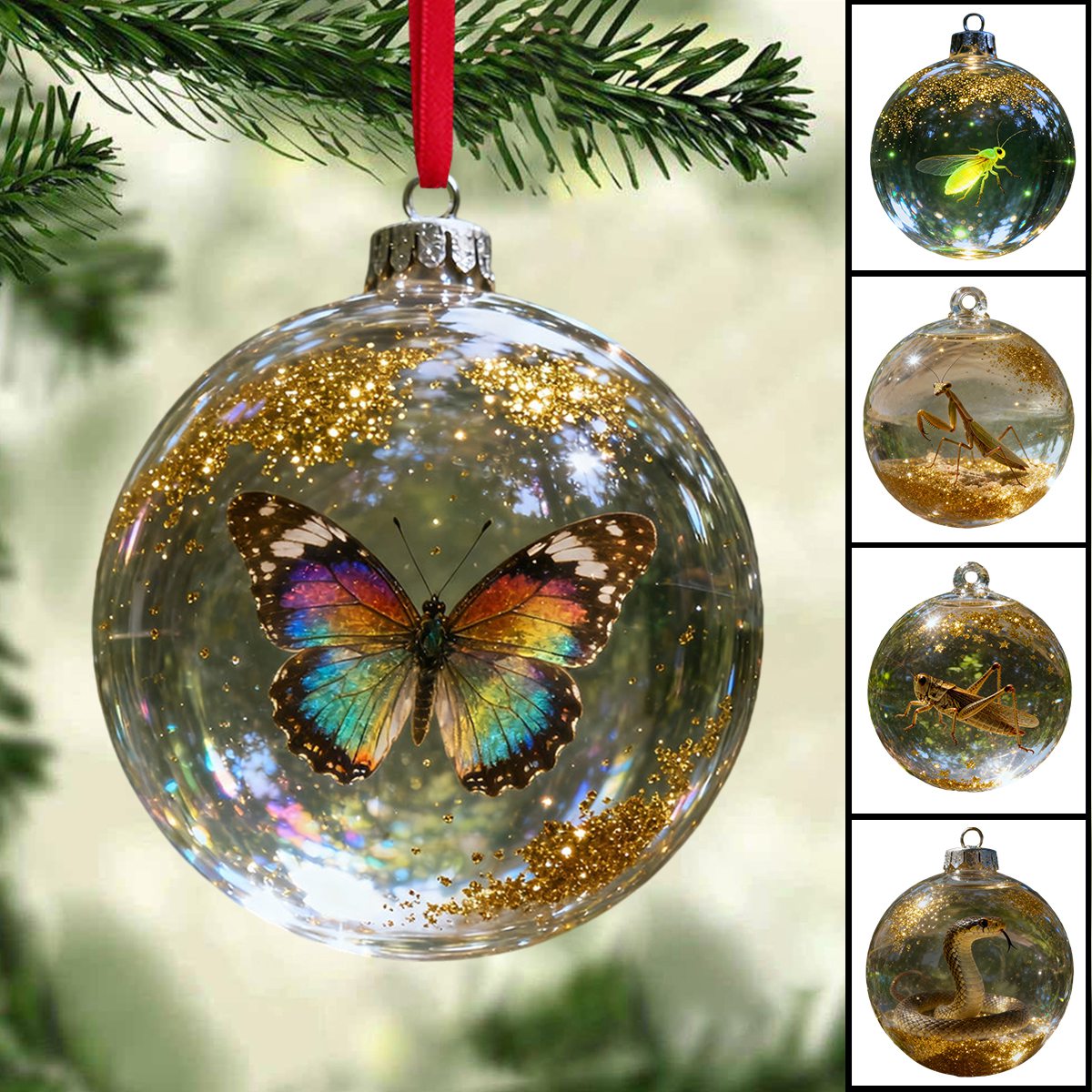 Insect Crystal Acrylic Decoration Ornament