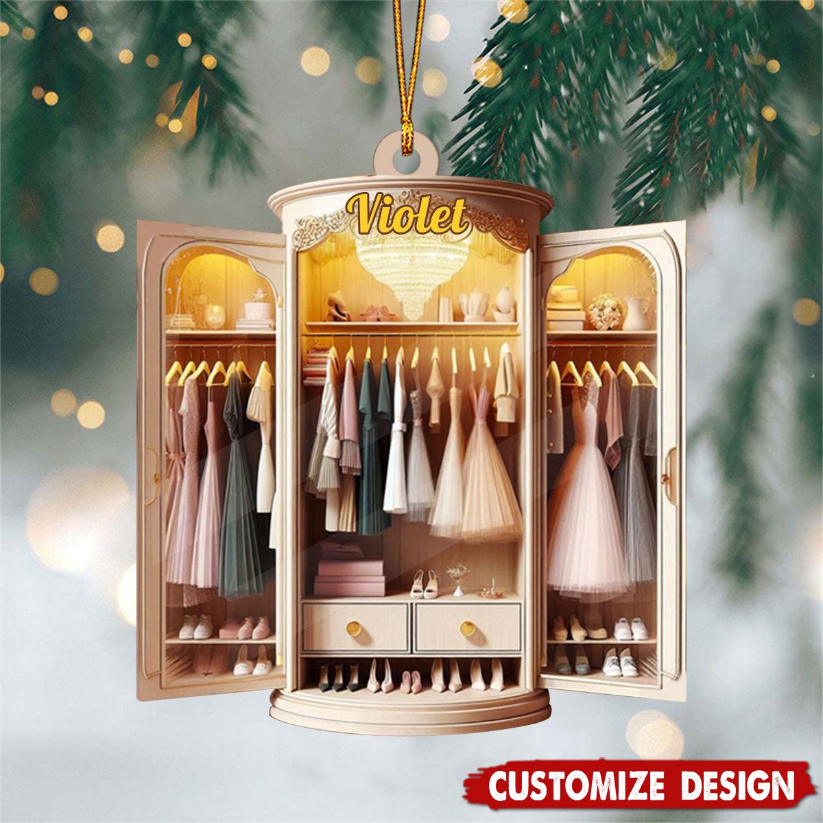 Personalized Wardrobe Ornament - 2024 New Release