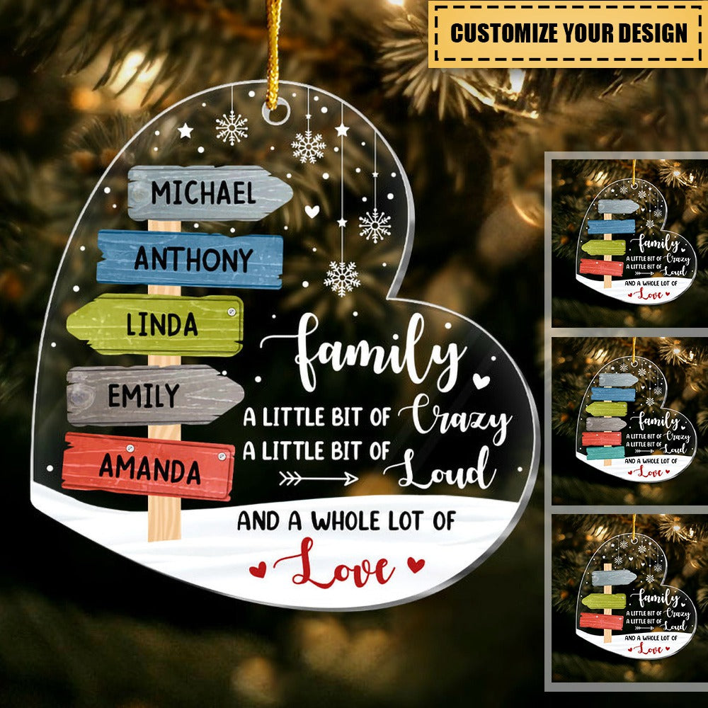 Personalized Acrylic Wedding Photo Ornament - Ireland