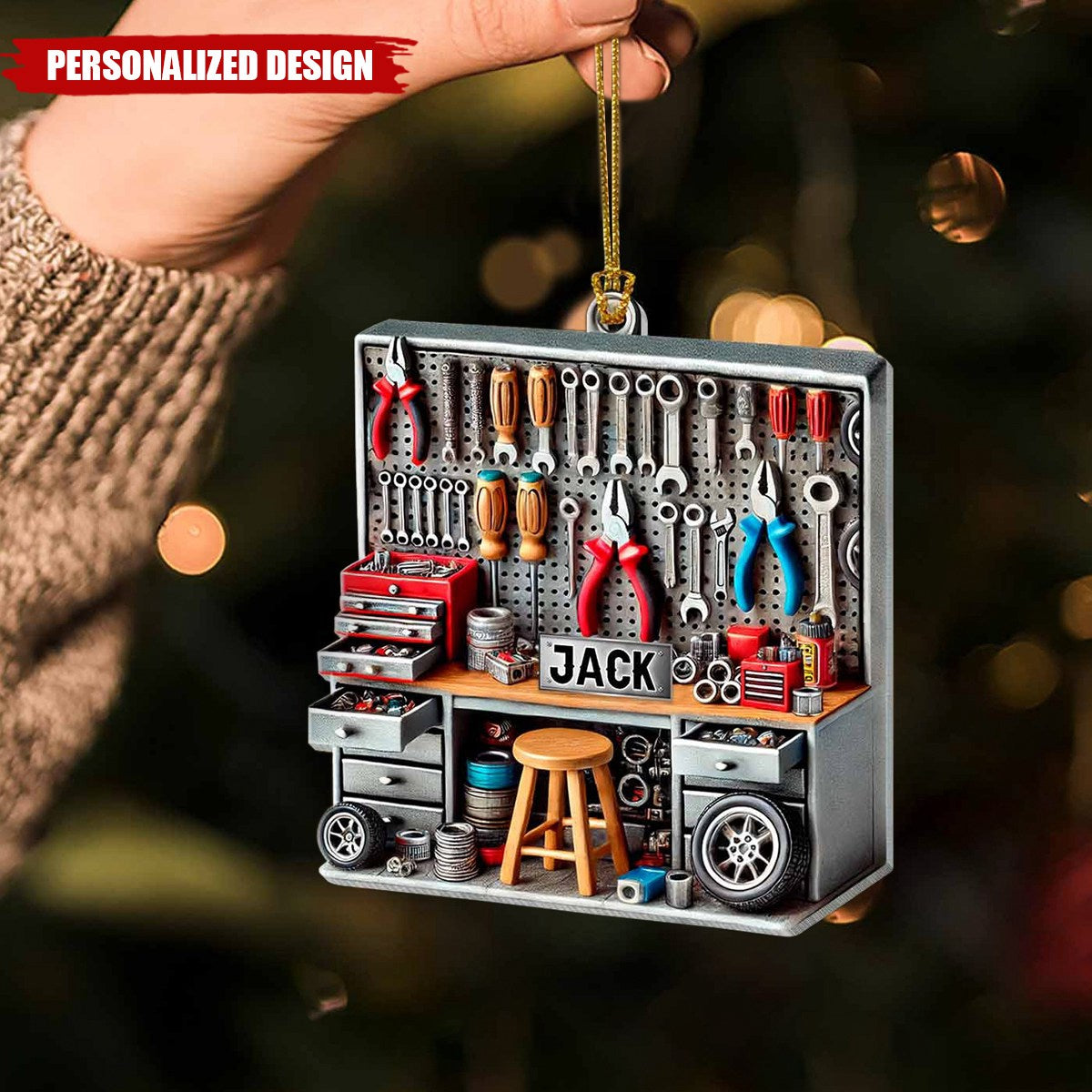 2024 New Release Custom Tools Garage Ornament