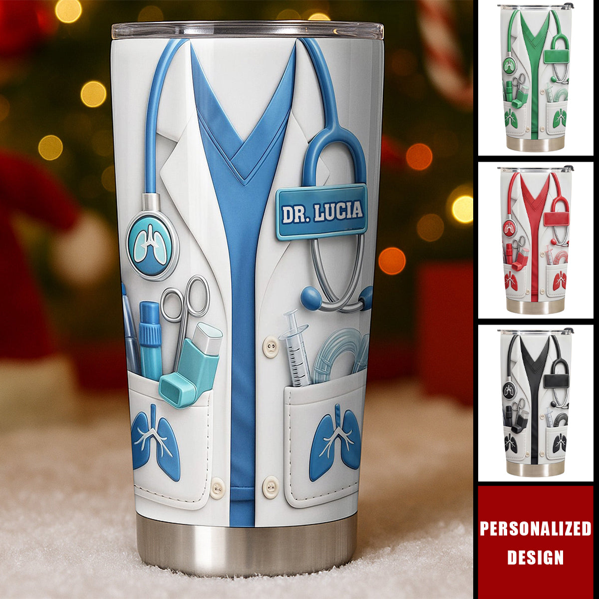 Personalized Medical Professional Appreciation Tumbler - Gift For Doctors And Nurses