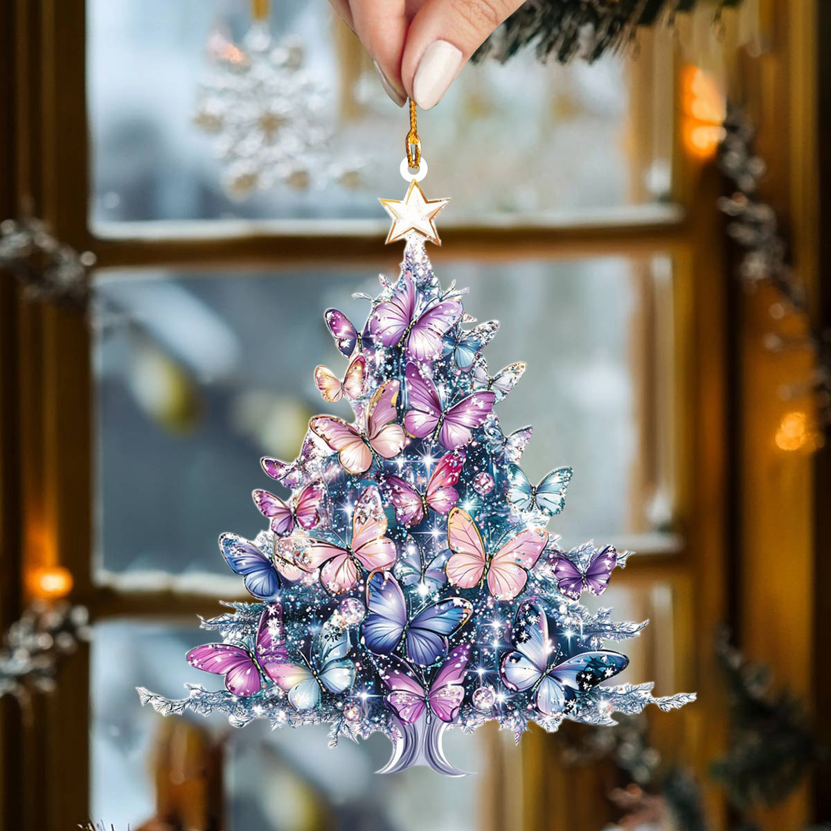 Butterfly Wonderland Christmas Ornament Gift For Butterfly Lover-2024 New Release