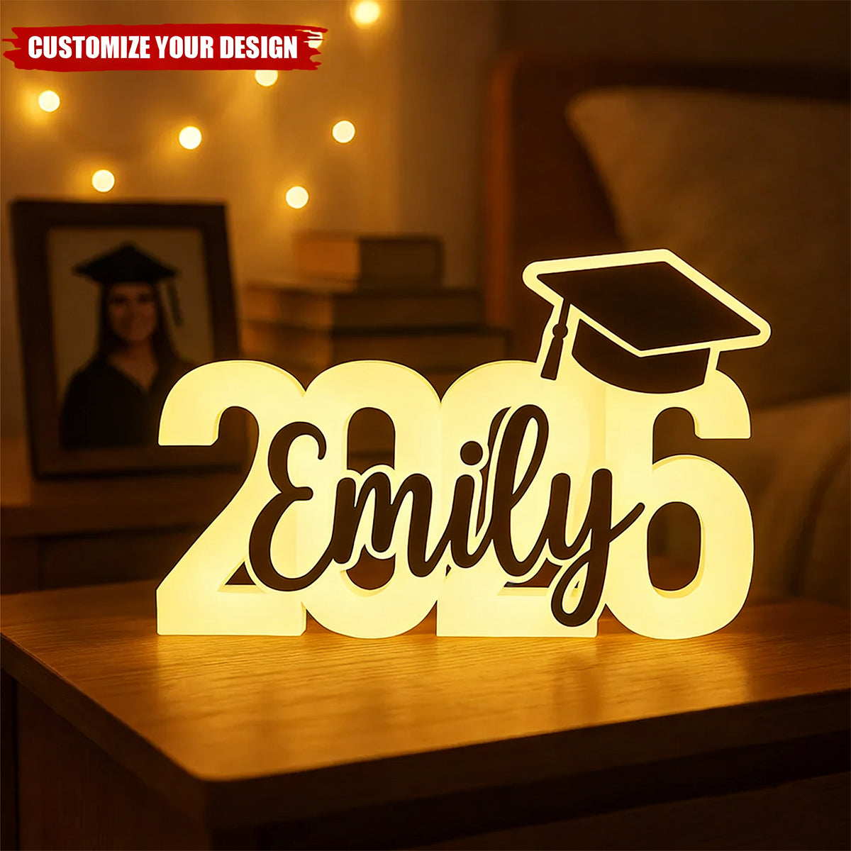 Class Of 2026 Graduation Personalized Light Box, Graduation Gift, Graduation Party Decoration