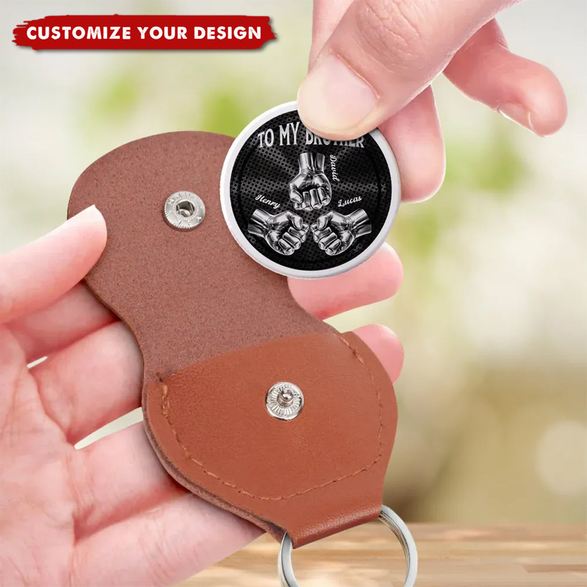 Soulmate Best Friend - Personalized Custom Pocket Hug