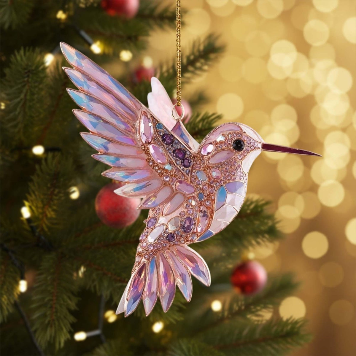 New Release - Hummingbird Ornament - Gift For Bird Lovers