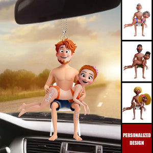 Personalized Naughty Couple Car Ornament Gifts For Couple