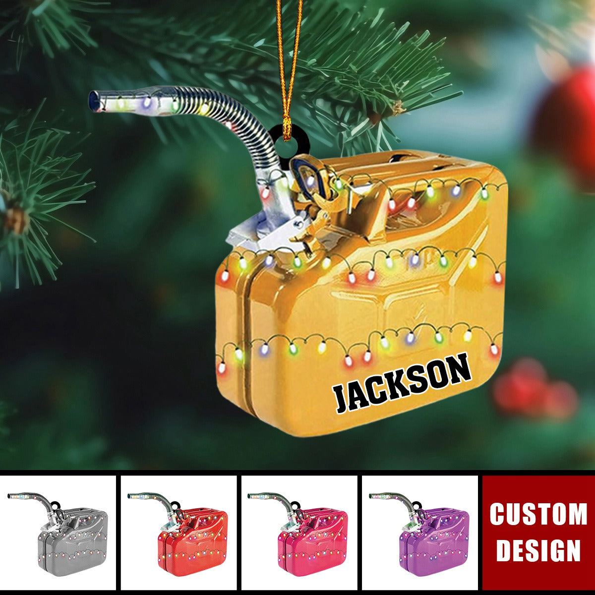 Personalized Gas Pump Christmas Ornament-2024 New Release