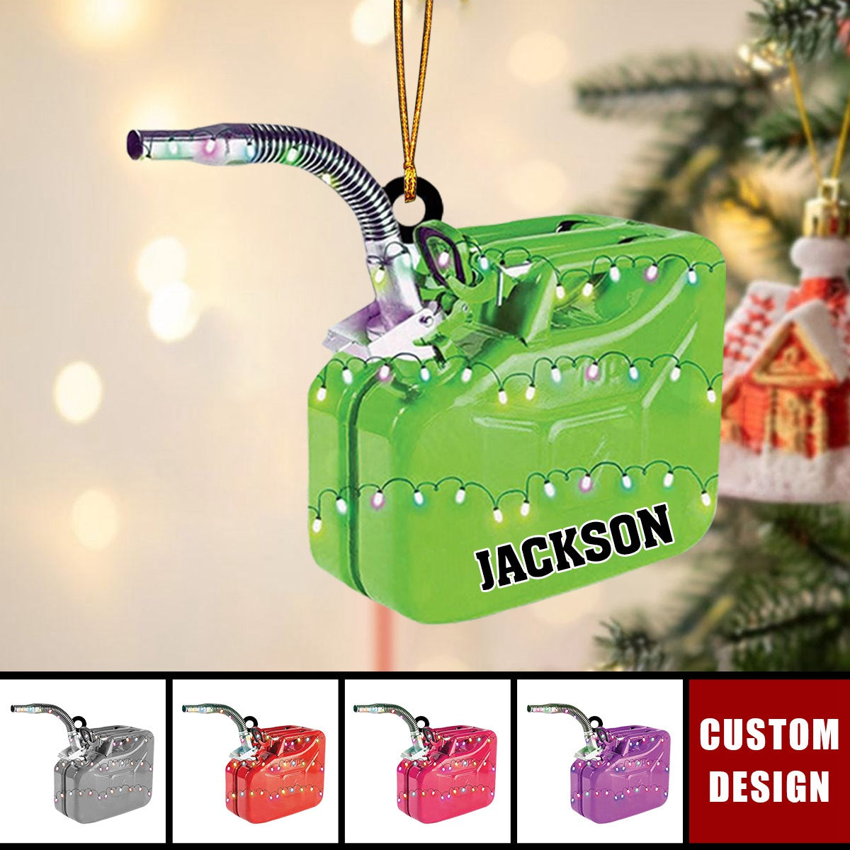 Personalized Gas Pump Christmas Ornament-2024 New Release