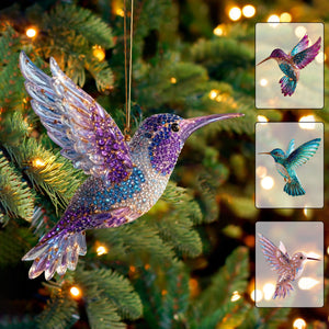 New Release - Hummingbird Ornament - Gift For Bird Lovers