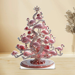 Shiny Flamingo Shaped Acrylic Plaque