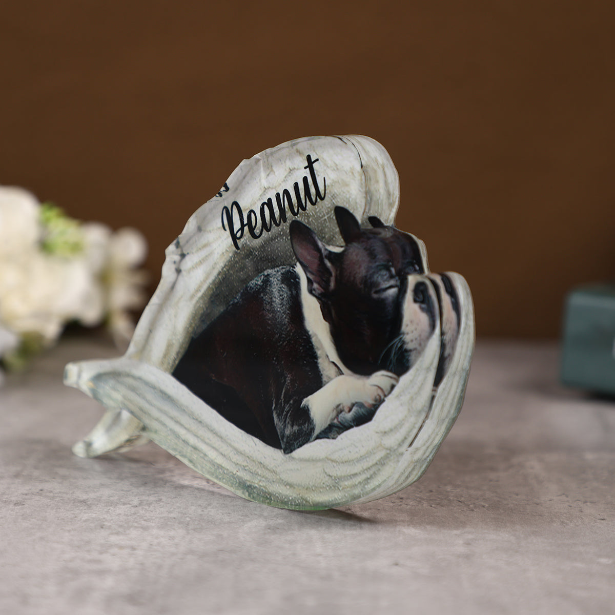 Personalized Dog Sleeping Angel Acrylic Plaque -Great Gift Idea For Dog Lovers