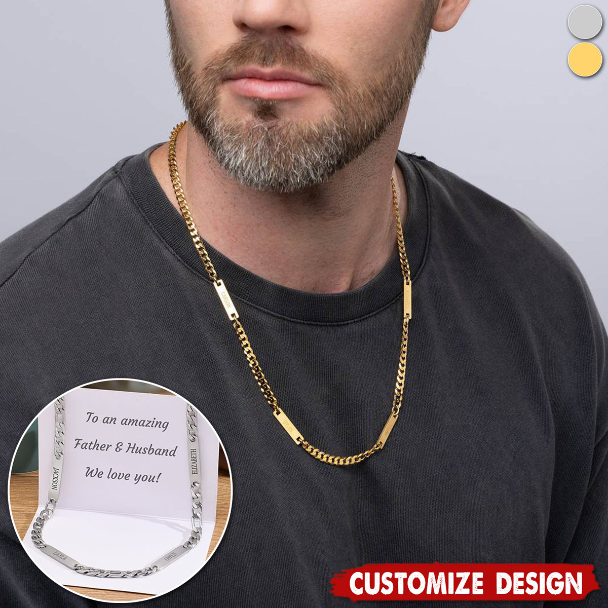 Personalized The Cosmos Necklace-Father's Day Gift