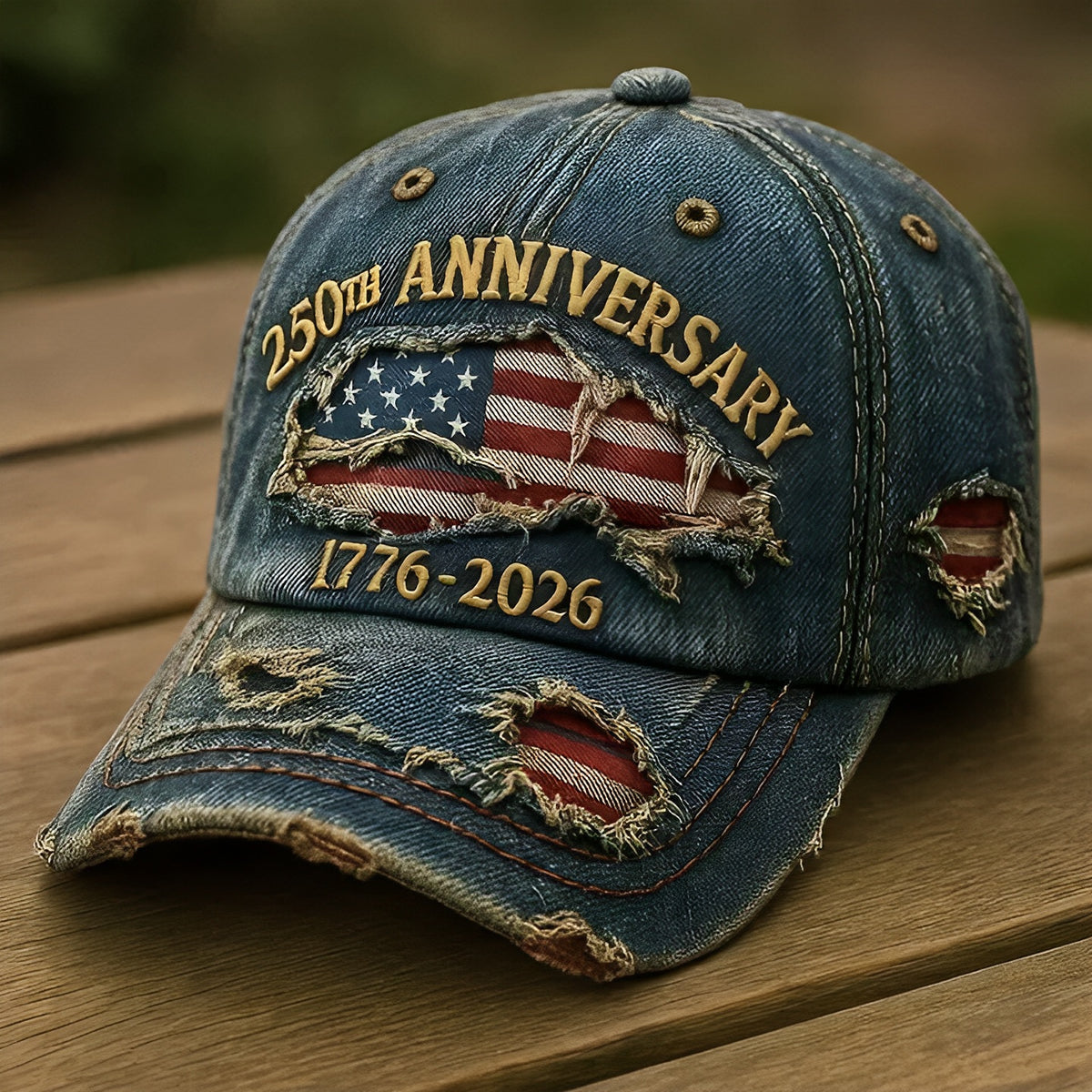 US 250th Anniversary Casual Print Cap