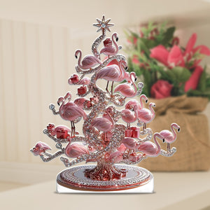 Shiny Flamingo Shaped Acrylic Plaque