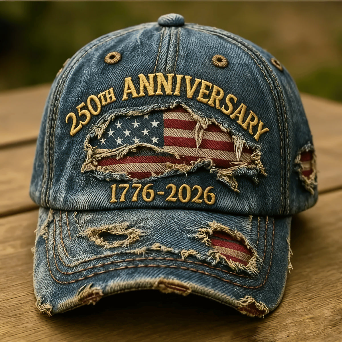 US 250th Anniversary Casual Print Cap