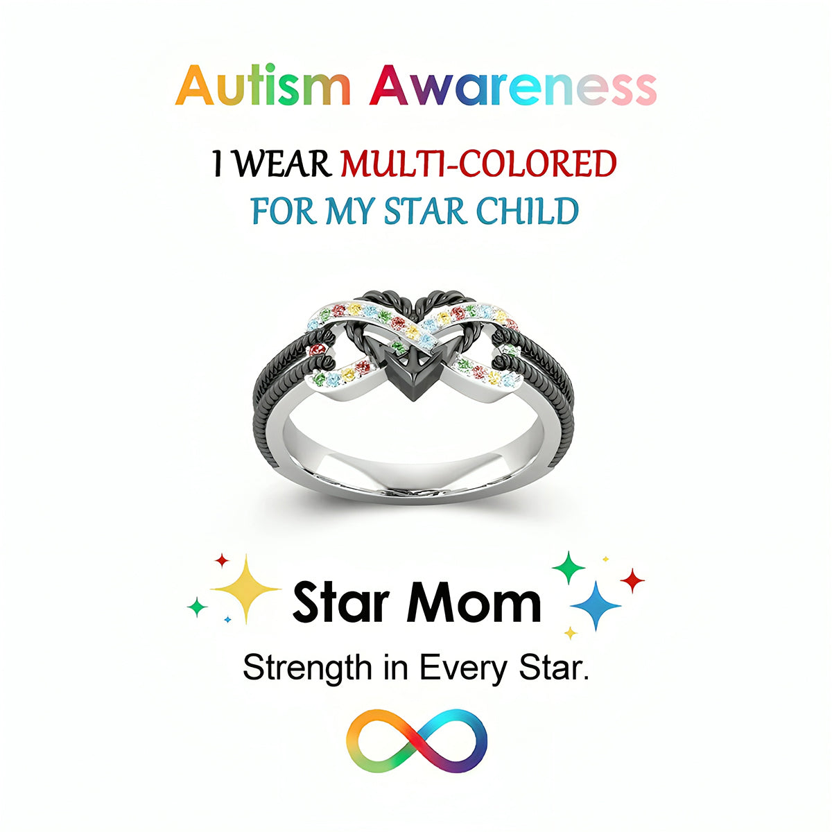 Strength in Every Star Infinity Anchor Promise Ring