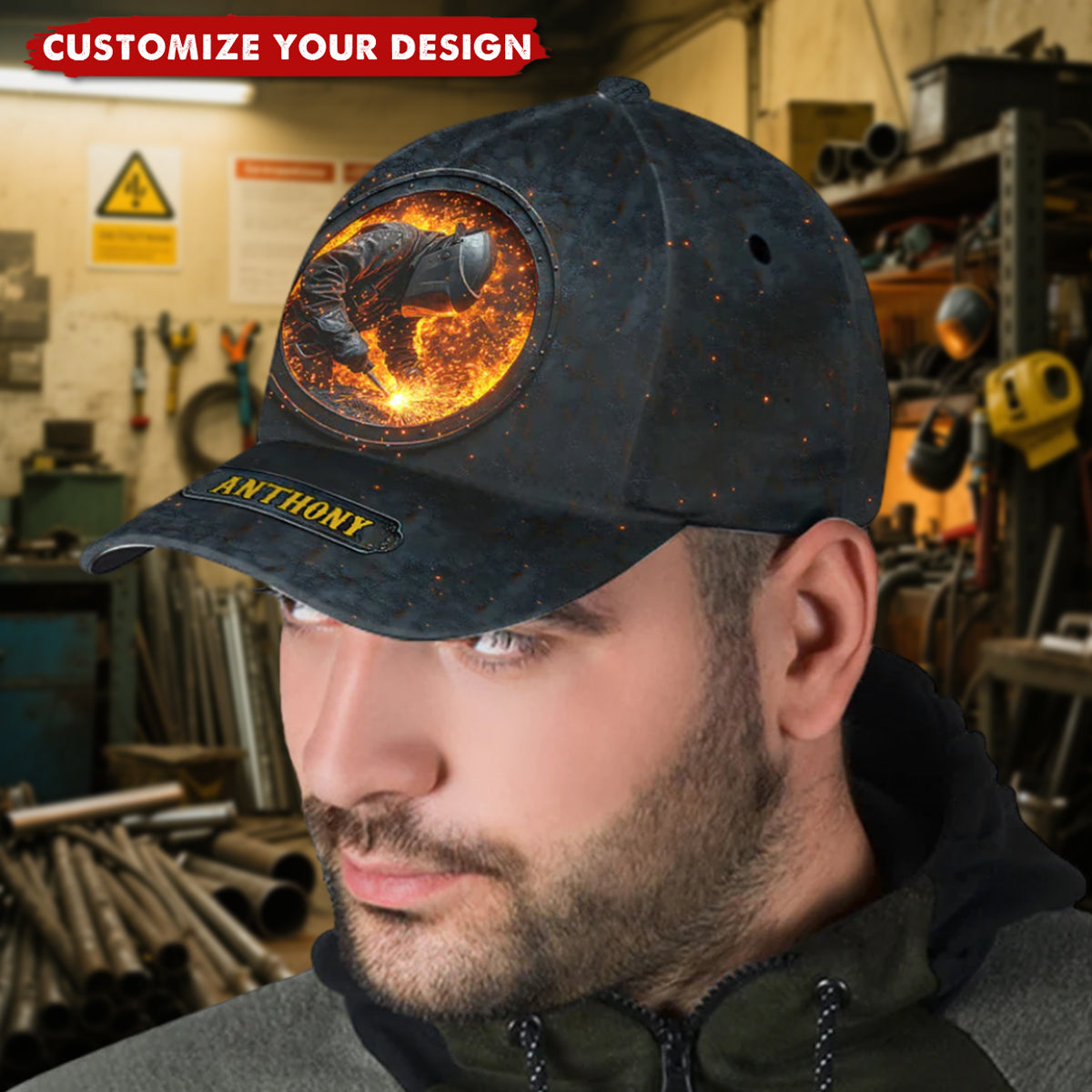 Gift For Welder Man - Personalized Welder Classic Cap