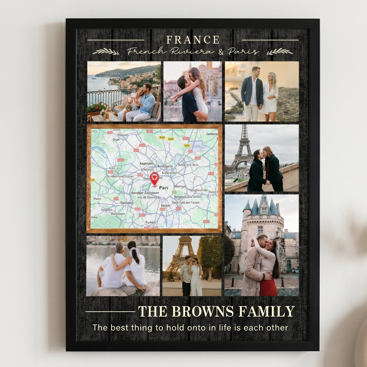 Personalized Couple Poster - Travel Memory Map Gift,Wedding Gift,Anniversary Gift