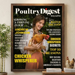 Personalized Poultry Digest Poster -Farmer Gift,Chicken Keeper Gift