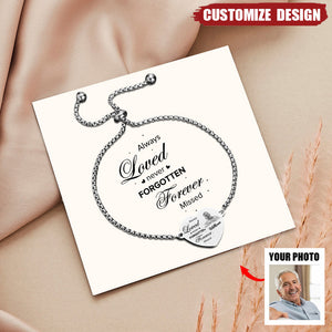Your Wings Were Ready - Stainless Steel Personalized Bracelet