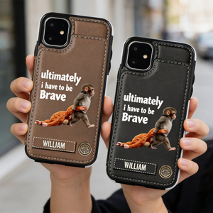 Monkey Punch Personalized Wallet Phone Case