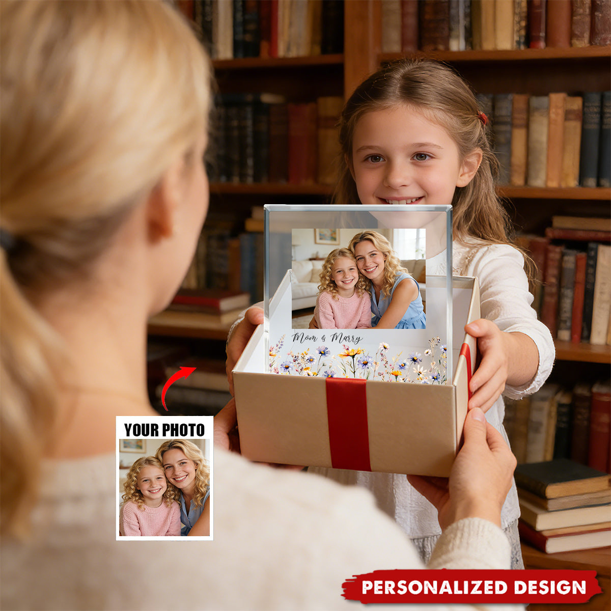 Personalised Acrylic Photo Plaque-Mother's Day Keepsake