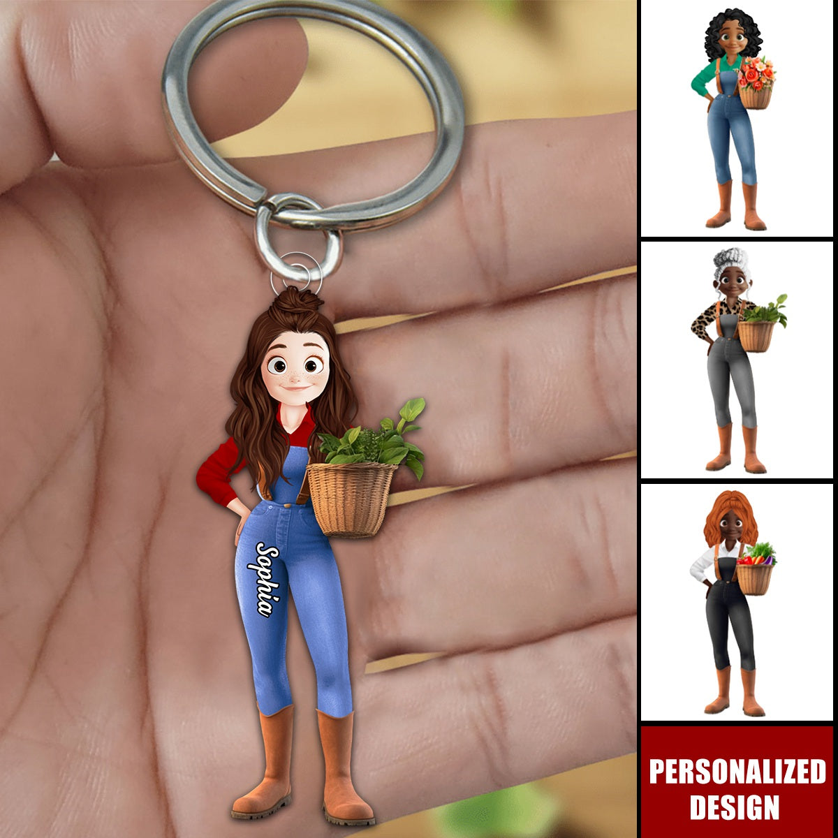 I'm A Plantaholic On The Road To Recovery-Personalized Keychain