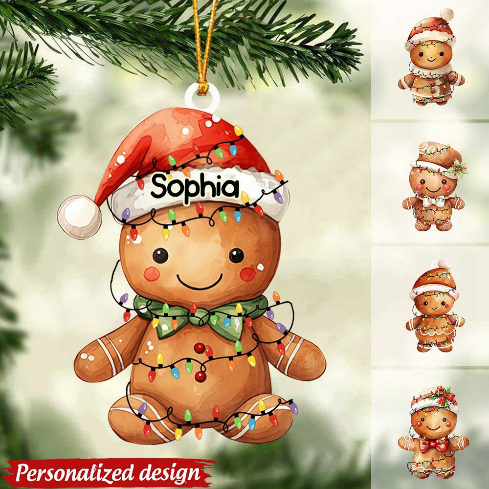 Ginger Kid Christmas Ornament