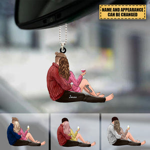 You are my person Personalized Car Hanging Ornament- Wedding Gifts , Anniversary Gifts, Valentine Gifts, Gifts For Couples