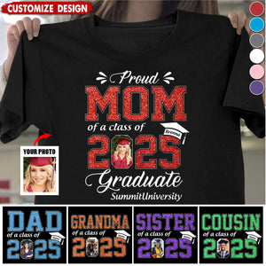 Personalized Graduation Shirts - Gifts For Family Member Graduation Shirt