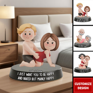 I Love You Either Way Works Funny - Personalized Couple Acrylic Plaque