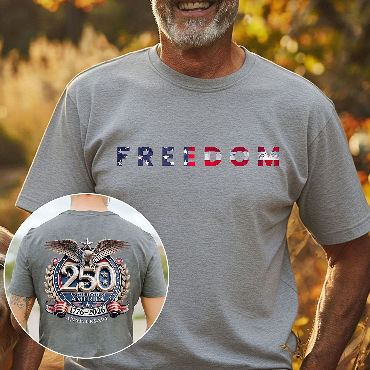 Freedom 250th Anniversary Shirt, USA 250 Years Independence Apparel