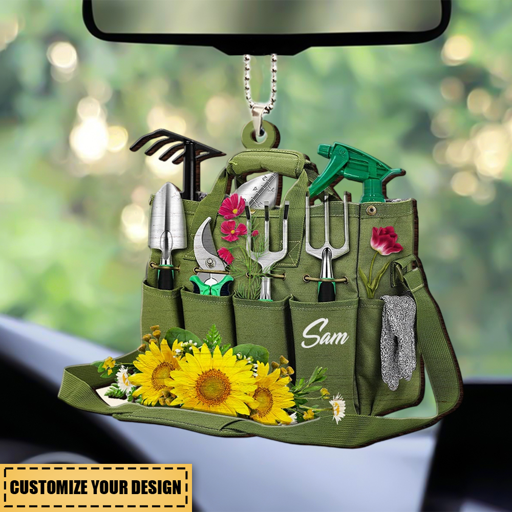 Gardening Carry Bag Custom Acrylic Car / Christmas Ornament