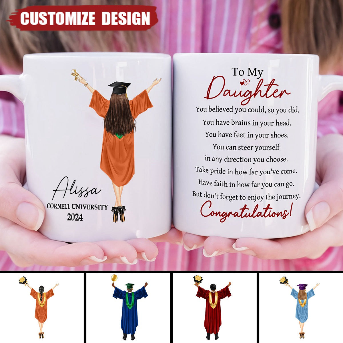 Graduation You Believed You Could So You Did - Personalized Mug