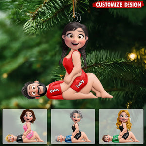 Personalized Naughty Couple Ornament -  Gifts For Couple