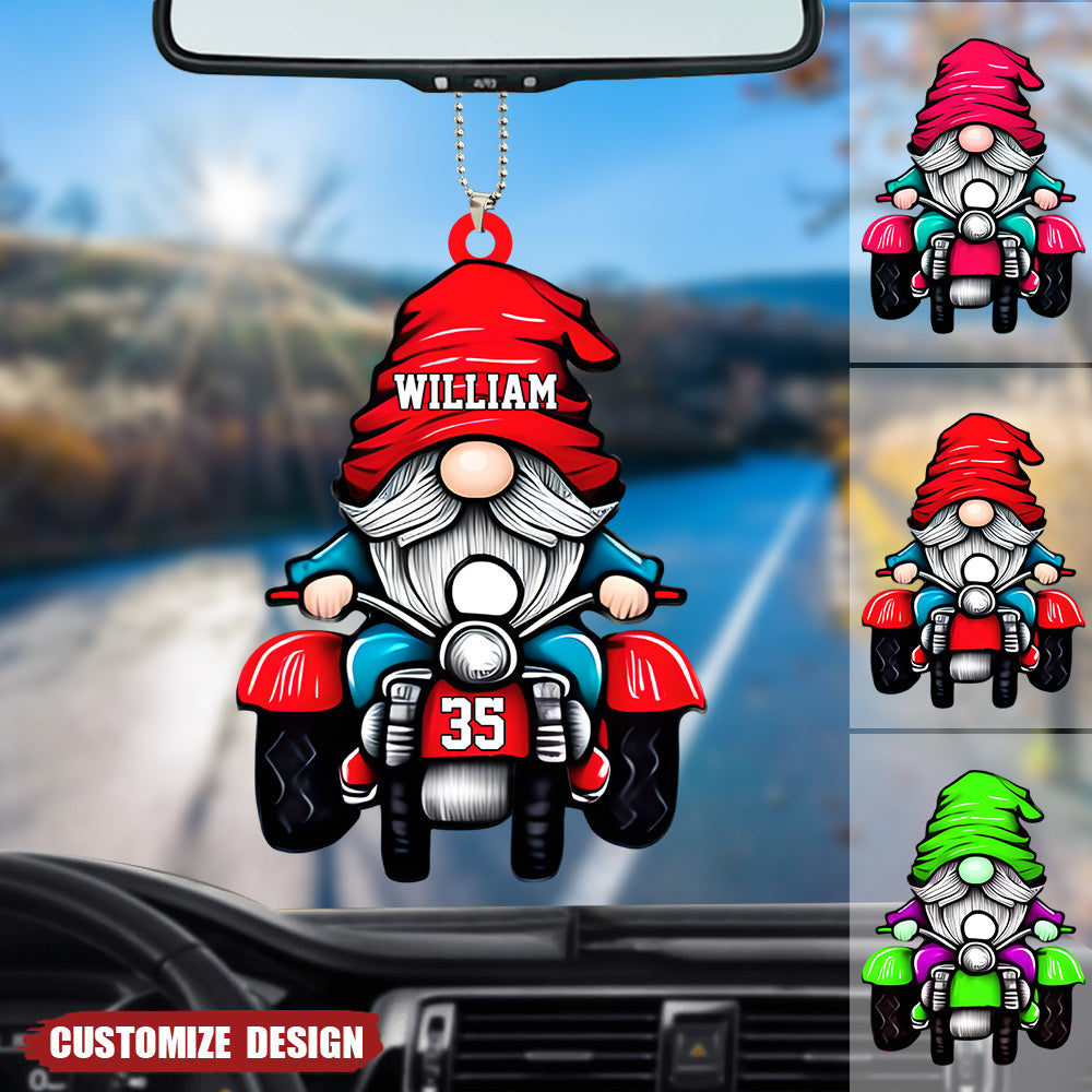 Personalized Motorcycle Car Hanging Acrylic Ornament
