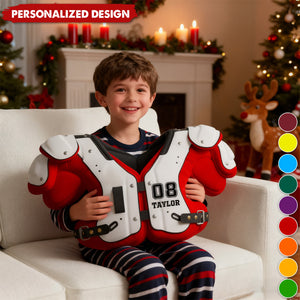 Personalized Shoulder Pad Armor Pillow-Gifts For Sport Lovers
