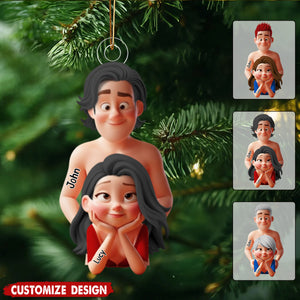 New Release - Couple Christmas Ornament - Personalized Gifts For Couple