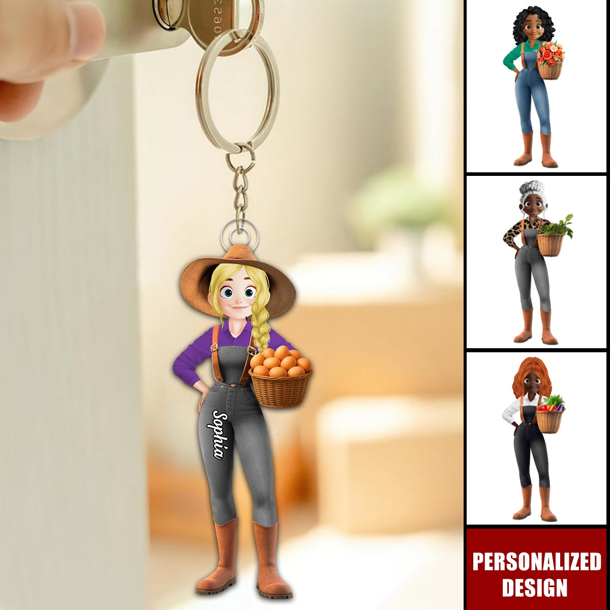 I'm A Plantaholic On The Road To Recovery-Personalized Keychain