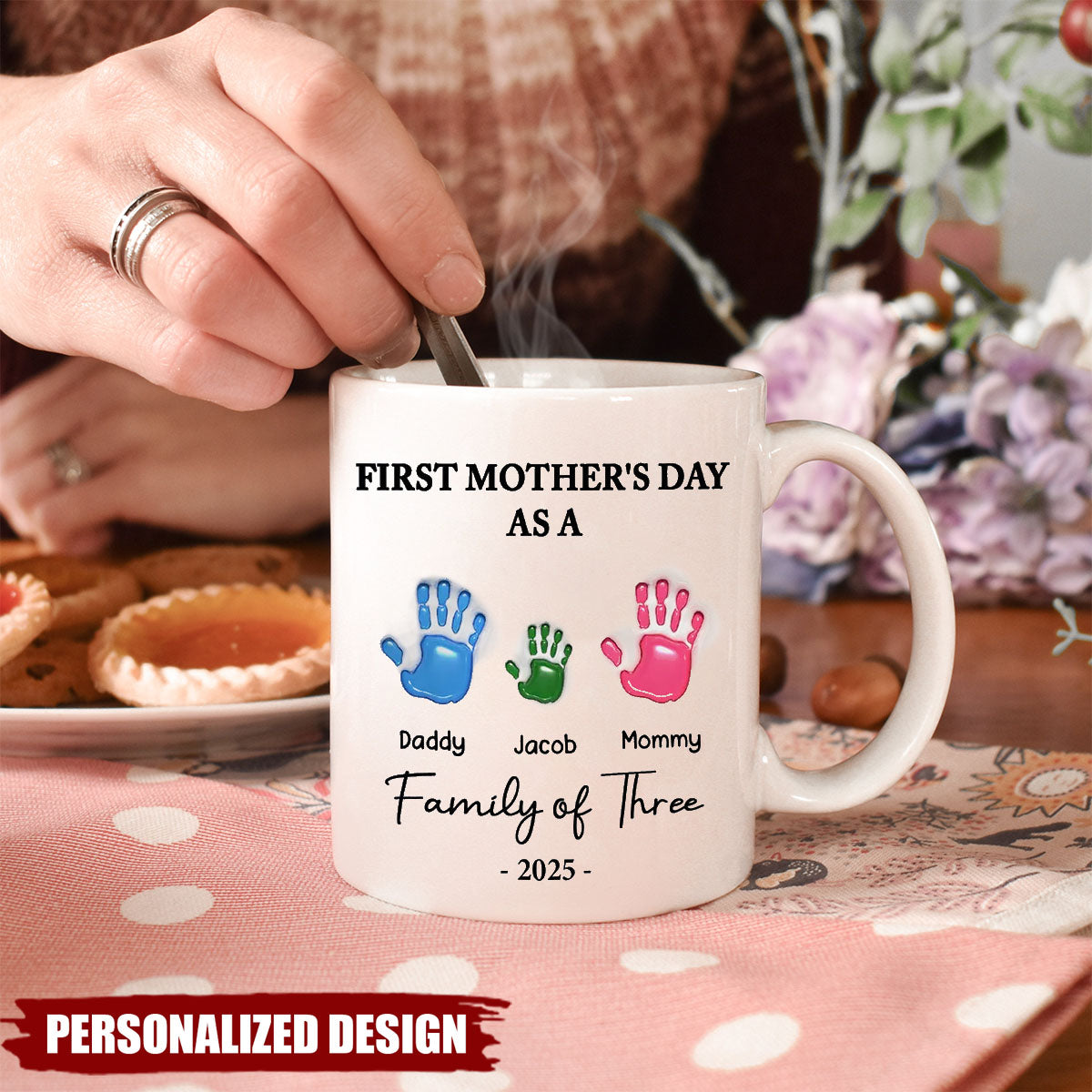 First Mother Day-Personalized Custom 3D Inflated Effect Mug