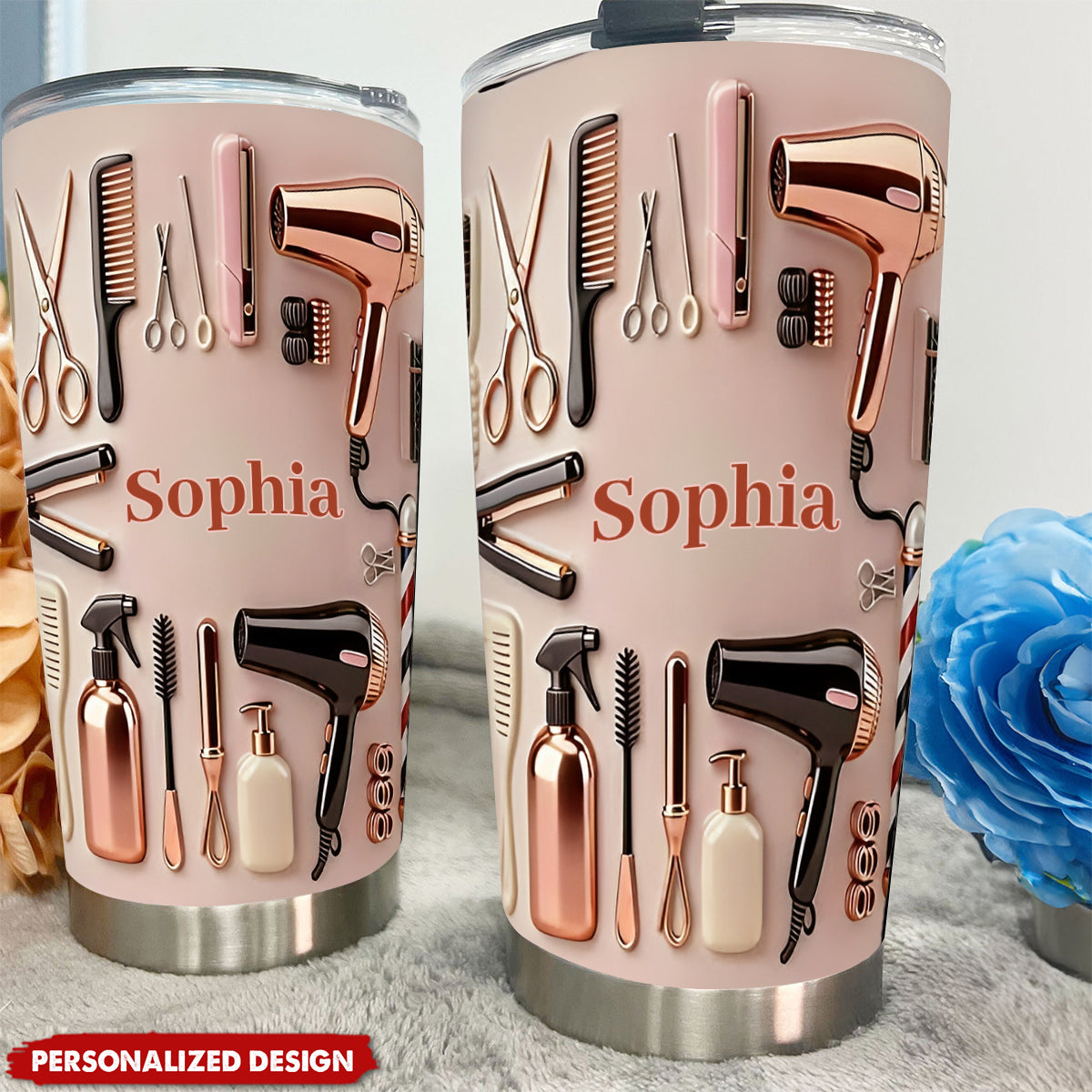 Proud Hair Stylist-Personalized Hairdresser Tumbler