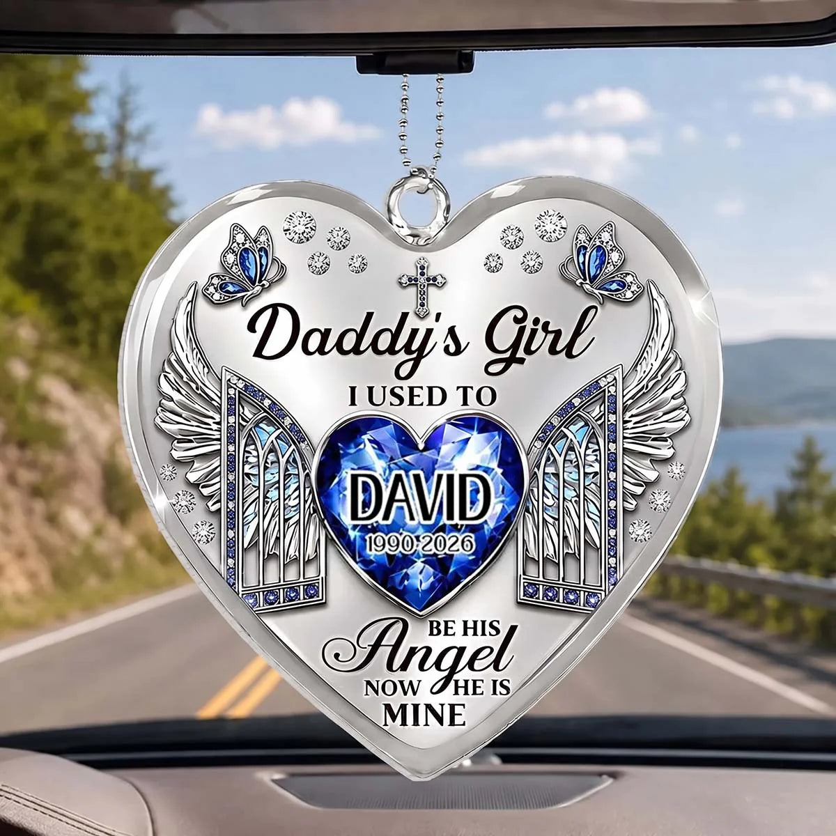 I Used To Be Their Angel - Personalized Memorial Heart Ornament