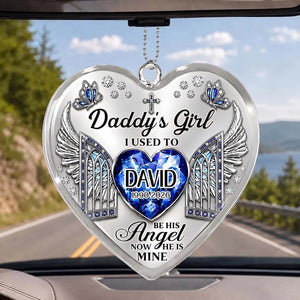 I Used To Be Their Angel - Personalized Memorial Heart Ornament