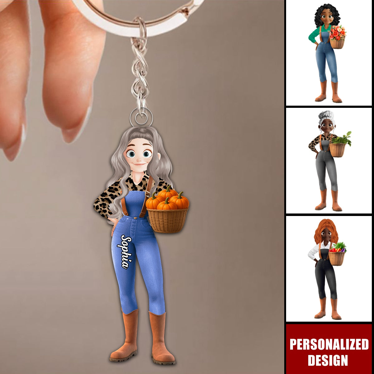 I'm A Plantaholic On The Road To Recovery-Personalized Keychain