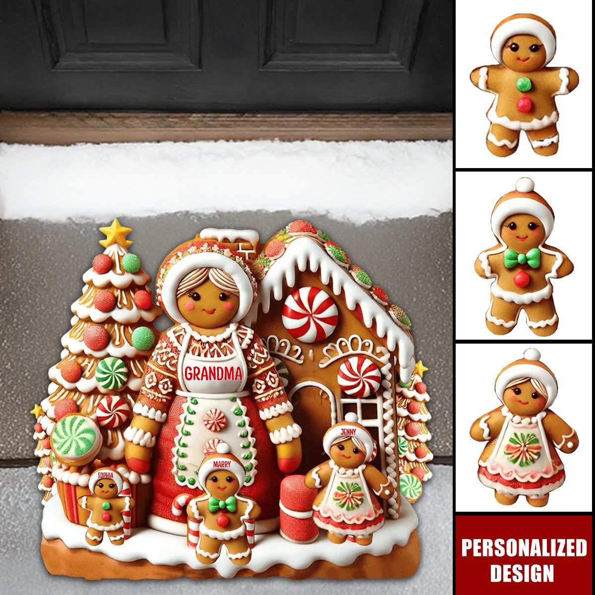 Grandma's Perfect Batch-Personalized Grandma Doormat/ Rug