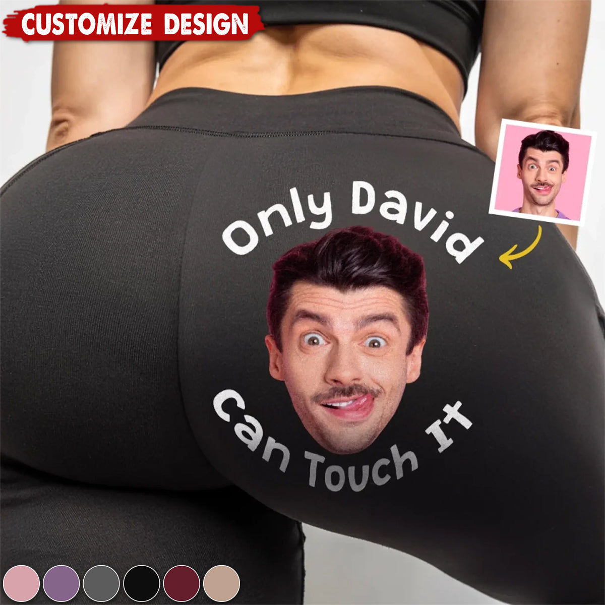 Not Yours, Never Will Be - Personalized Women Leggings - Gift For Wife, Anniversary