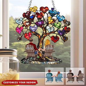 You And Me We Got This - Personalized Couple Window Hanging Suncatcher Ornament