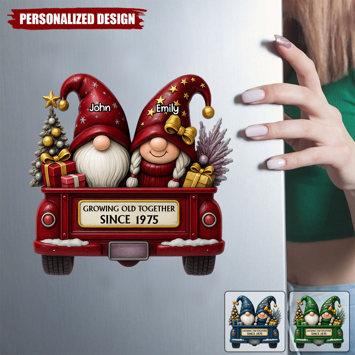 Growing Old Together-Personalized Decal-Gift for Couples and Parents